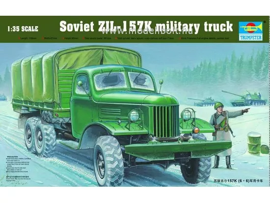 Trumpeter - ZIL-157K Soviet Military Truck w/Canvas